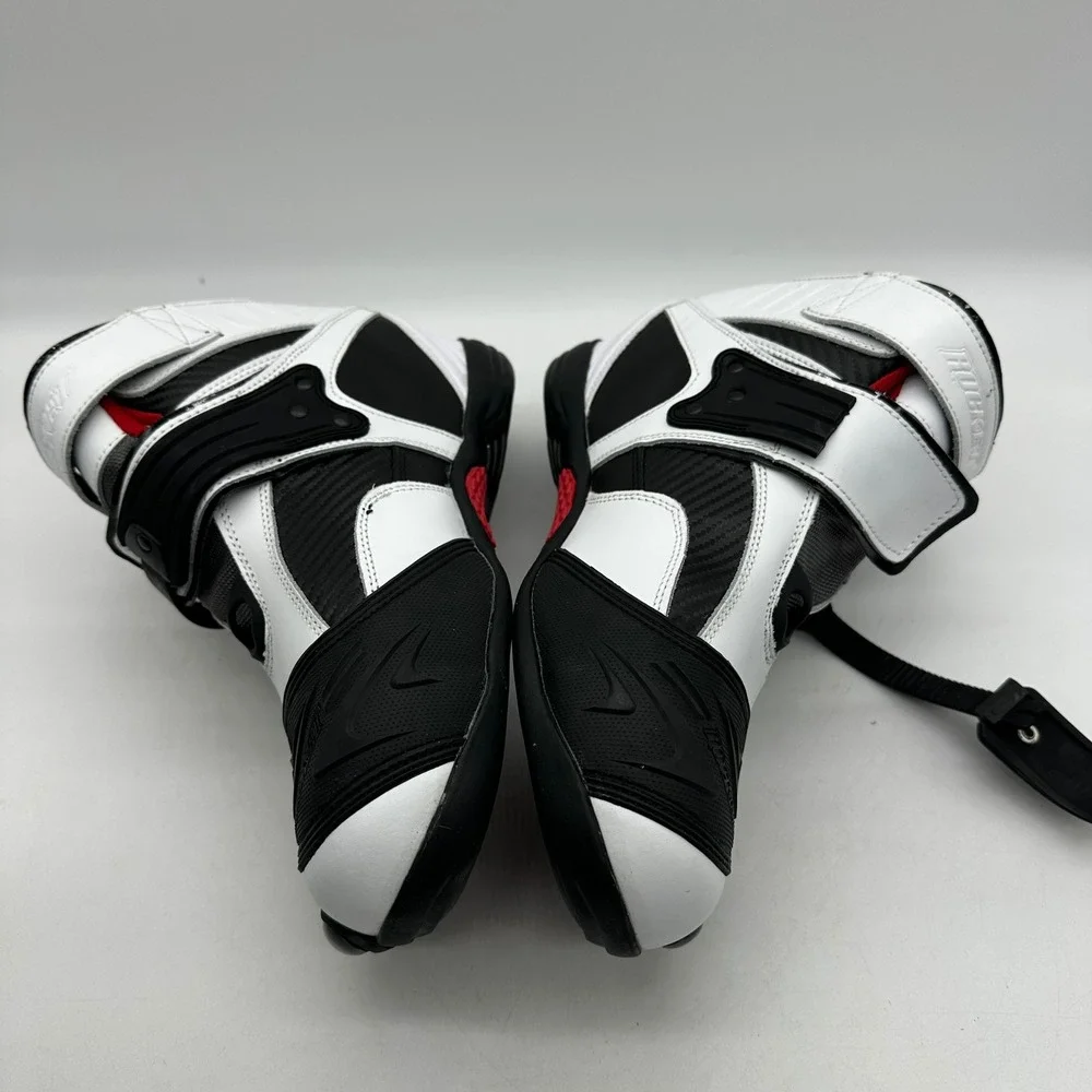 Joe Rocket 1387-3011 Mens 11 White Atomic Motorcycle Riding Boots Broken Strap